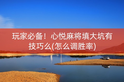 玩家必备！心悦麻将填大坑有技巧么(怎么调胜率)