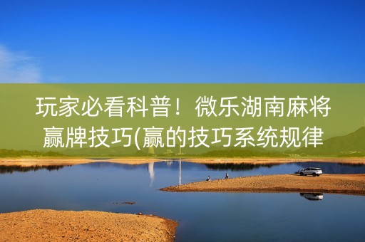 玩家必看科普！微乐湖南麻将赢牌技巧(赢的技巧系统规律)