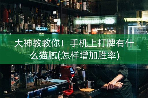 大神教教你！手机上打牌有什么猫腻(怎样增加胜率)