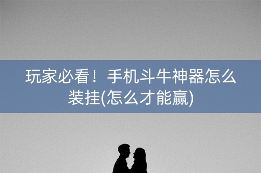 玩家必看！手机斗牛神器怎么装挂(怎么才能赢)
