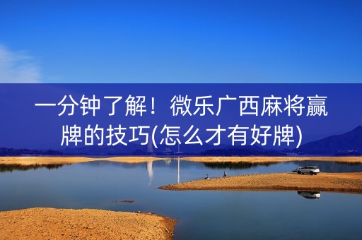 一分钟了解！微乐广西麻将赢牌的技巧(怎么才有好牌)