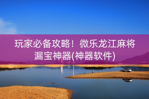 玩家必备攻略！微乐龙江麻将漏宝神器(神器软件)