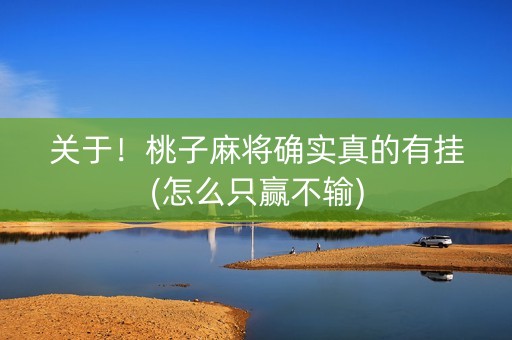 关于！桃子麻将确实真的有挂(怎么只赢不输)