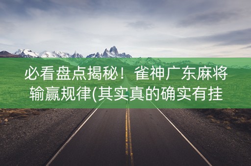 必看盘点揭秘！雀神广东麻将输赢规律(其实真的确实有挂)