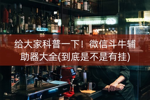 给大家科普一下！微信斗牛辅助器大全(到底是不是有挂)