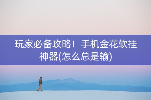 玩家必备攻略！手机金花软挂神器(怎么总是输)