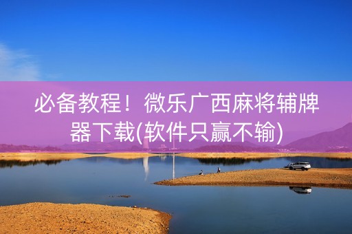 必备教程！微乐广西麻将辅牌器下载(软件只赢不输)
