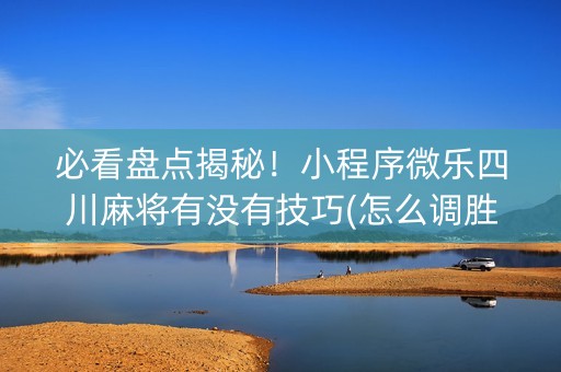 必看盘点揭秘！小程序微乐四川麻将有没有技巧(怎么调胜率)