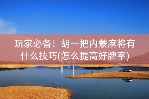 玩家必备！胡一把内蒙麻将有什么技巧(怎么提高好牌率)
