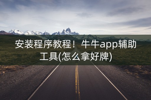 安装程序教程！牛牛app辅助工具(怎么拿好牌)