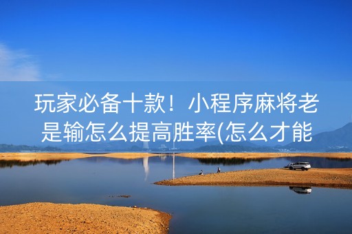 玩家必备十款！小程序麻将老是输怎么提高胜率(怎么才能赢)