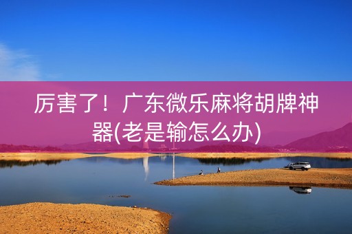 厉害了！广东微乐麻将胡牌神器(老是输怎么办)