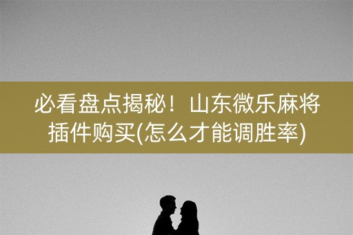 必看盘点揭秘！山东微乐麻将插件购买(怎么才能调胜率)