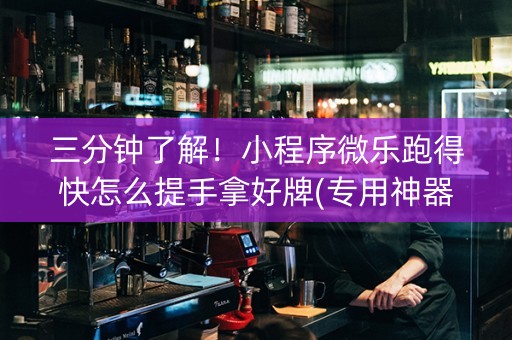 三分钟了解！小程序微乐跑得快怎么提手拿好牌(专用神器下载)