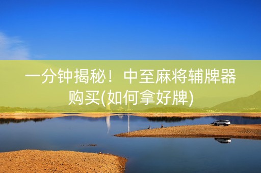一分钟揭秘！中至麻将辅牌器购买(如何拿好牌)