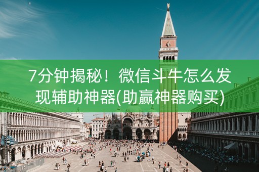 7分钟揭秘！微信斗牛怎么发现辅助神器(助赢神器购买)
