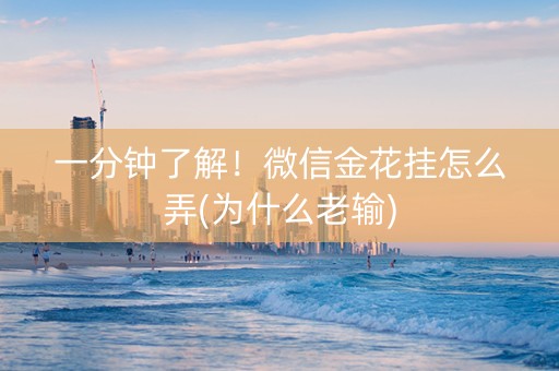 一分钟了解！微信金花挂怎么弄(为什么老输)