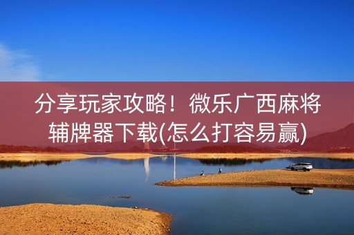 分享玩家攻略！微乐广西麻将辅牌器下载(怎么打容易赢)