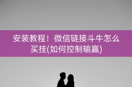 安装教程！微信链接斗牛怎么买挂(如何控制输赢)