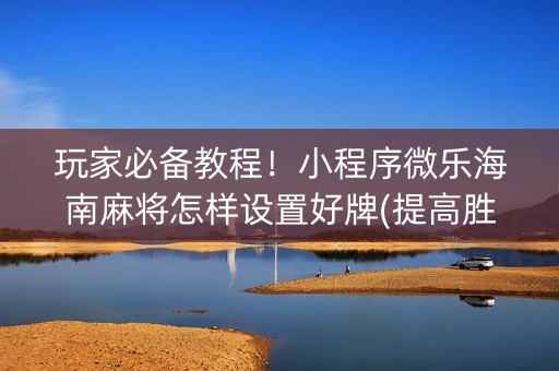 玩家必备教程！小程序微乐海南麻将怎样设置好牌(提高胜率的方法)