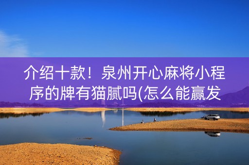 介绍十款！泉州开心麻将小程序的牌有猫腻吗(怎么能赢发牌规律)