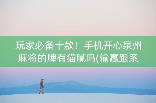 玩家必备十款！手机开心泉州麻将的牌有猫腻吗(输赢跟系统有关系吗)