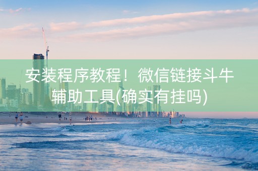 安装程序教程！微信链接斗牛辅助工具(确实有挂吗)