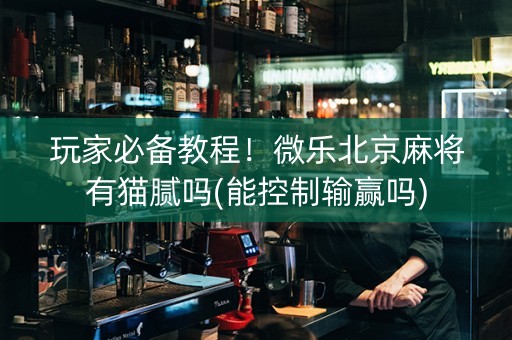 玩家必备教程！微乐北京麻将有猫腻吗(能控制输赢吗)