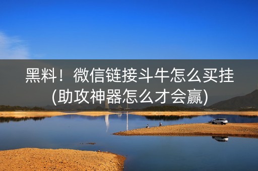黑料！微信链接斗牛怎么买挂(助攻神器怎么才会赢)