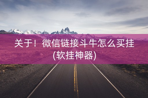关于！微信链接斗牛怎么买挂(软挂神器)