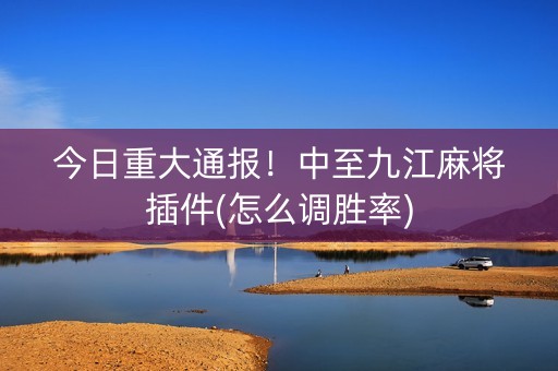 今日重大通报！中至九江麻将插件(怎么调胜率)