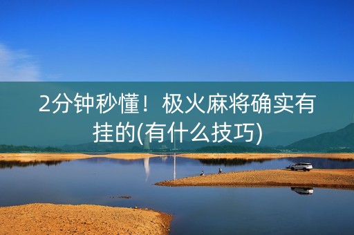2分钟秒懂！极火麻将确实有挂的(有什么技巧)
