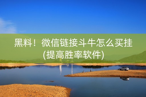黑料！微信链接斗牛怎么买挂(提高胜率软件)