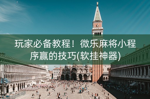 玩家必备教程！微乐麻将小程序赢的技巧(软挂神器)