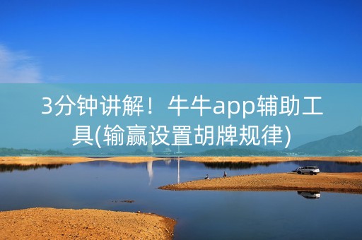 3分钟讲解！牛牛app辅助工具(输赢设置胡牌规律)