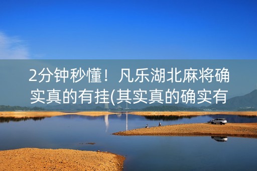 2分钟秒懂！凡乐湖北麻将确实真的有挂(其实真的确实有挂)