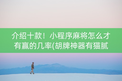 介绍十款！小程序麻将怎么才有赢的几率(胡牌神器有猫腻吗)