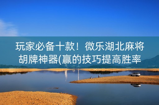 玩家必备十款！微乐湖北麻将胡牌神器(赢的技巧提高胜率)