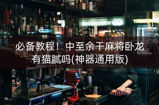 必备教程！中至余干麻将卧龙有猫腻吗(神器通用版)