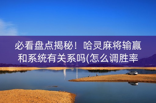 必看盘点揭秘！哈灵麻将输赢和系统有关系吗(怎么调胜率)
