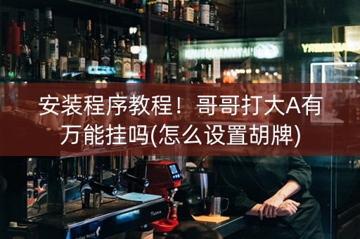 安装程序教程！哥哥打大A有万能挂吗(怎么设置胡牌)