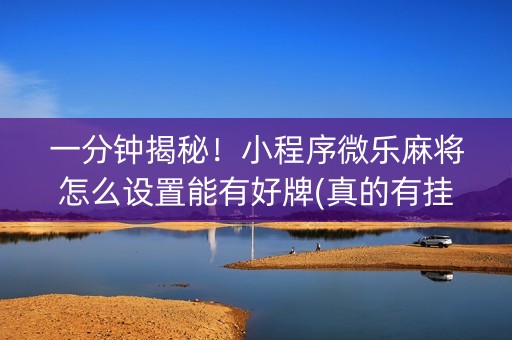 一分钟揭秘！小程序微乐麻将怎么设置能有好牌(真的有挂)