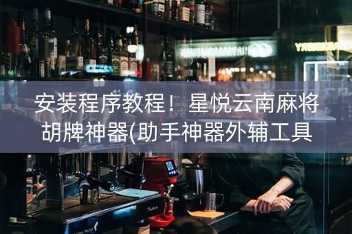 安装程序教程！星悦云南麻将胡牌神器(助手神器外辅工具)