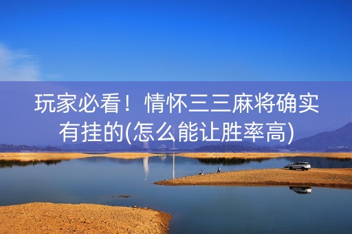 玩家必看！情怀三三麻将确实有挂的(怎么能让胜率高)