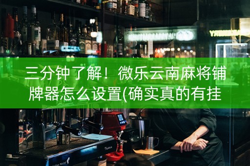 三分钟了解！微乐云南麻将铺牌器怎么设置(确实真的有挂)