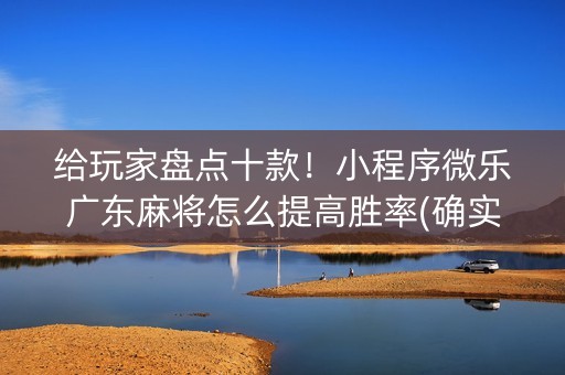 给玩家盘点十款！小程序微乐广东麻将怎么提高胜率(确实真有挂)