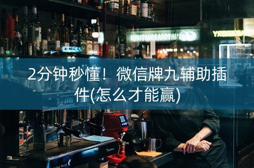 2分钟秒懂！微信牌九辅助插件(怎么才能赢)