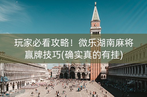玩家必看攻略！微乐湖南麻将赢牌技巧(确实真的有挂)