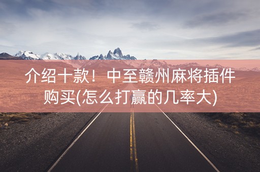 介绍十款！中至赣州麻将插件购买(怎么打赢的几率大)