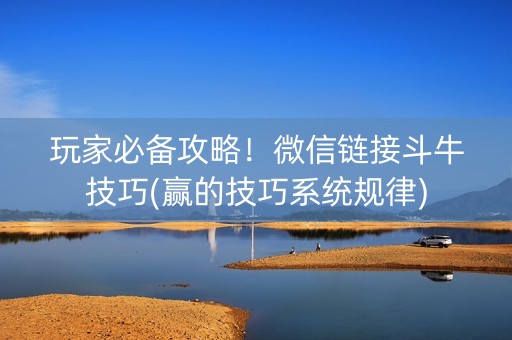 玩家必备攻略！微信链接斗牛技巧(赢的技巧系统规律)